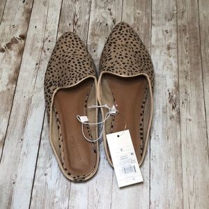 NWT animal print slides/mules